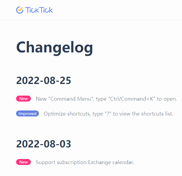 The Top 10 Changelog Tools and Software in 2022 (Free, Paid, and Open Source) - Tick Tick