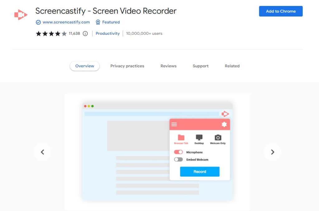 Best Chrome Extensions for Google Classroom - Screencastify Screen Video Recorder
