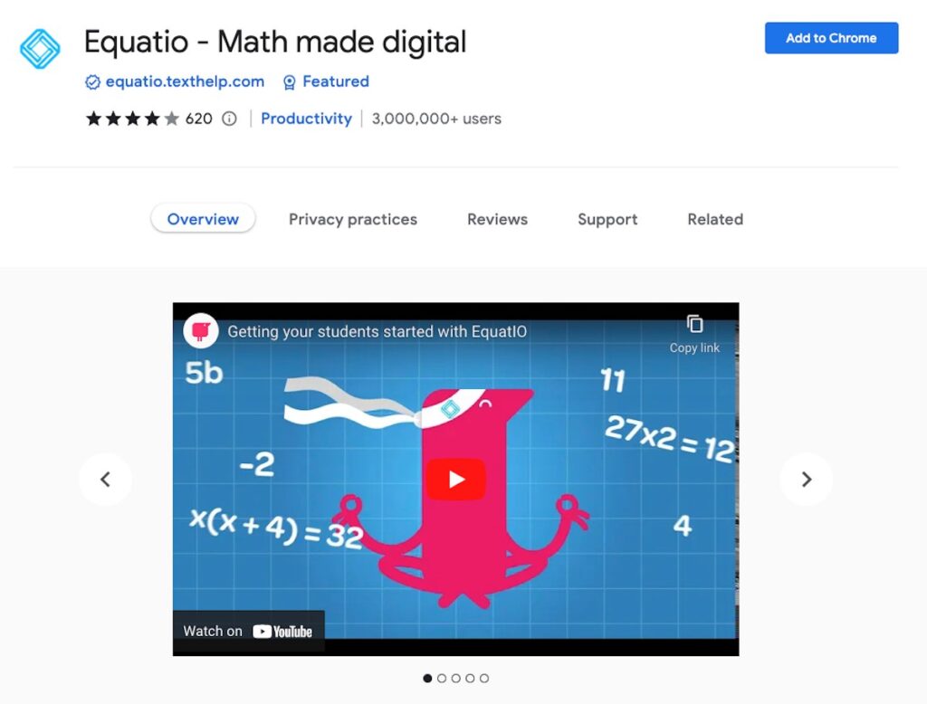 Best Chrome Extensions for Teachers - Equatio Math Made Digital