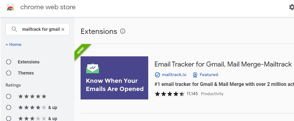 Gmail Chrome Extensions - Mailtrack.io