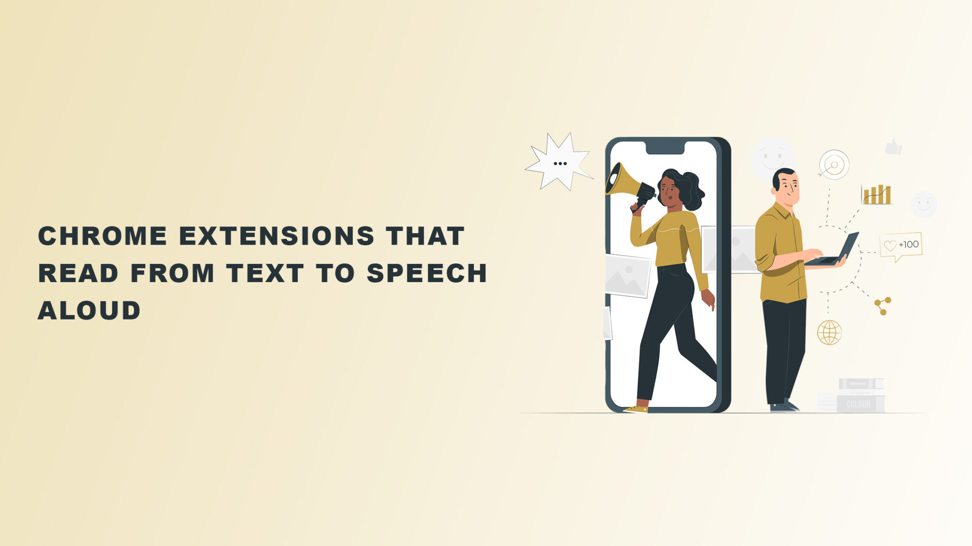 Chrome extensions that read from text to speech aloud