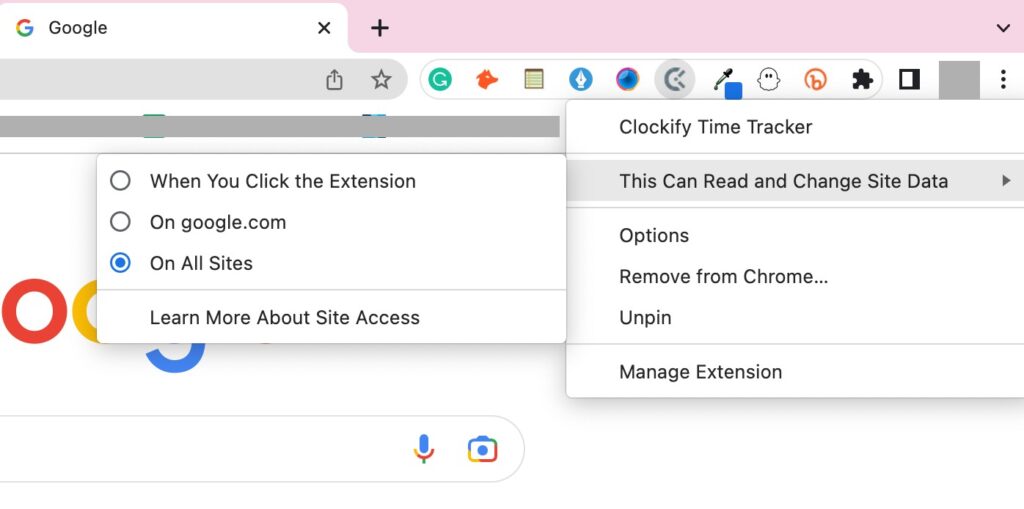 How to minimize the risk of gogle chrome extension