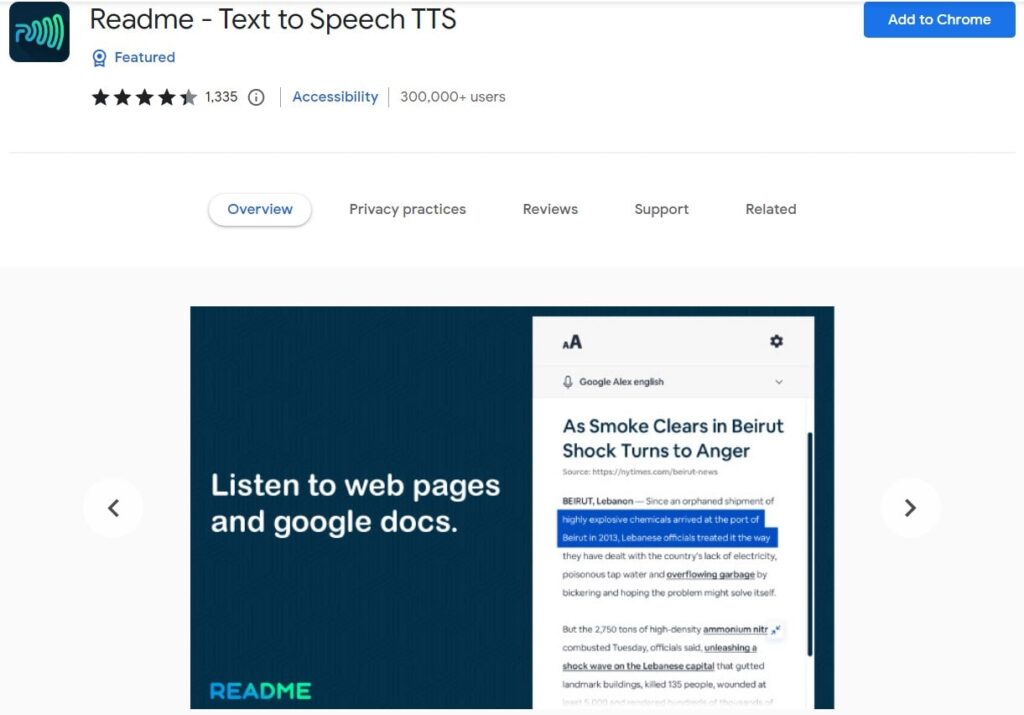 Chrome Extensions That Read From Text to Speech Aloud
