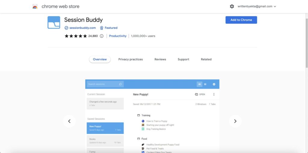 session buddy chrome extension 