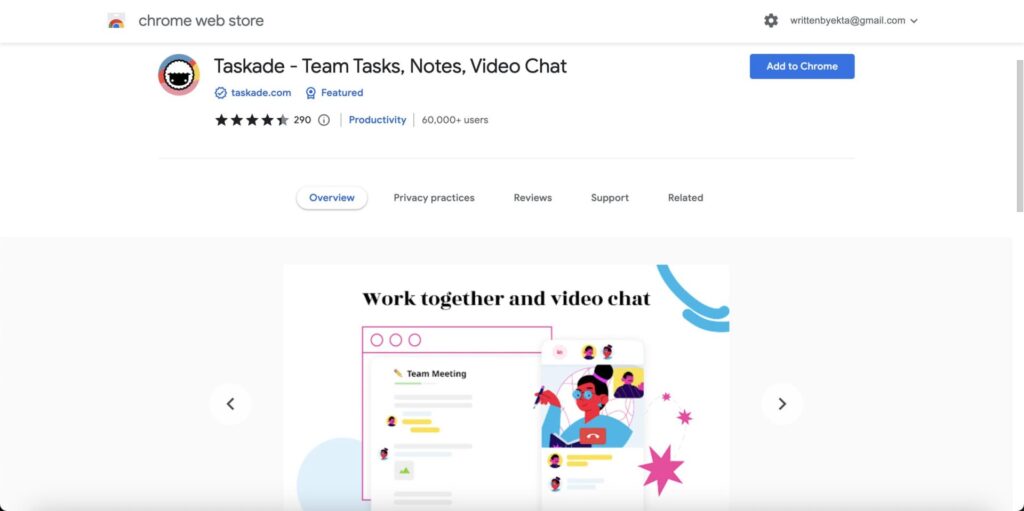 Taskade Team Tasks, Notes, Video Chat