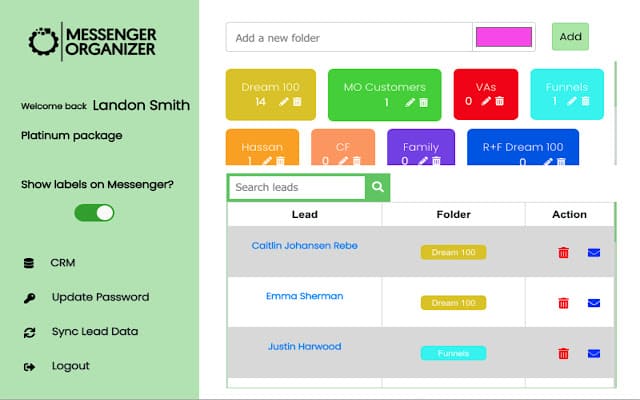 messenger-organizer-folders